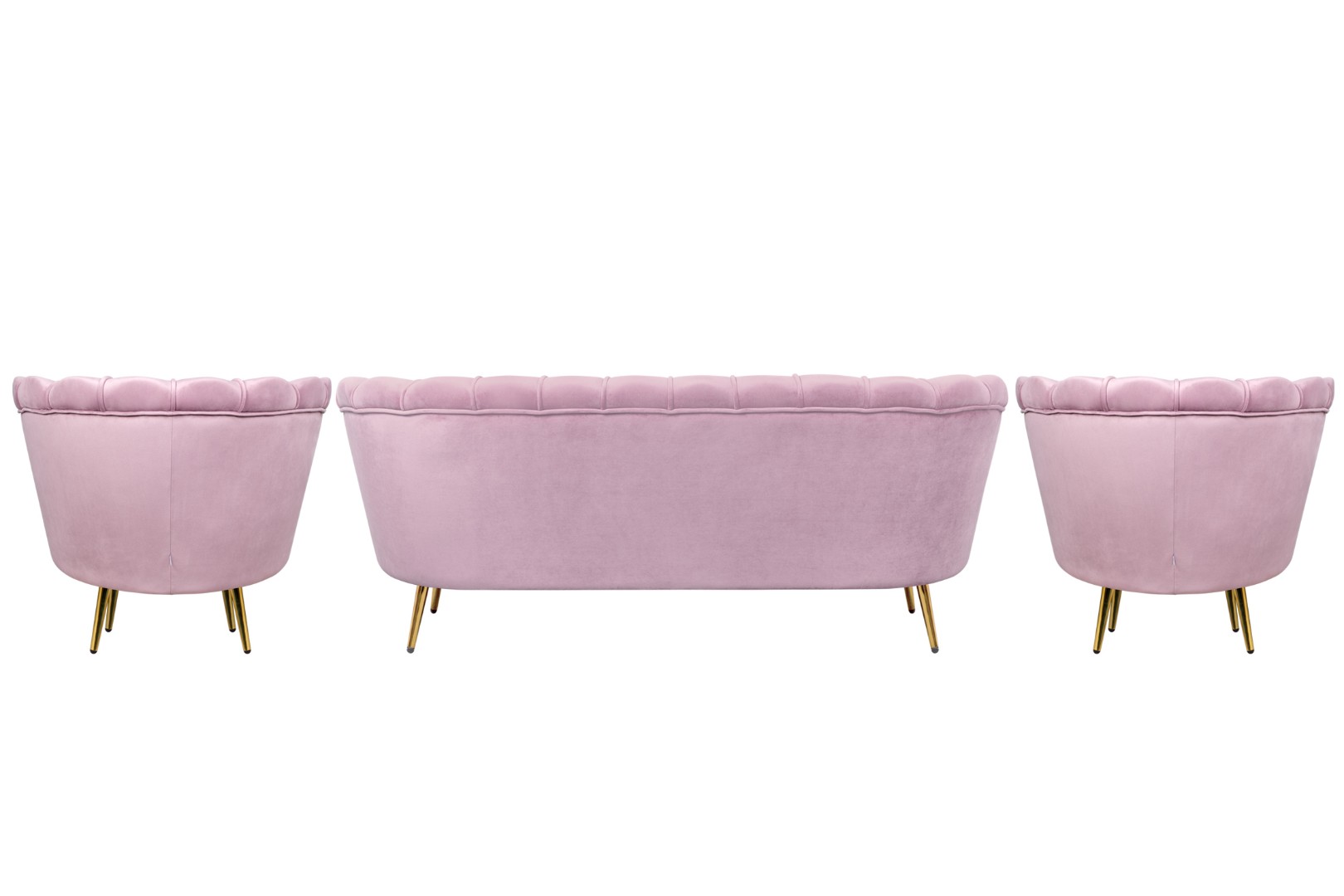 заказать Комплект кресел и дивана ракушка Pearl Triple Pink
