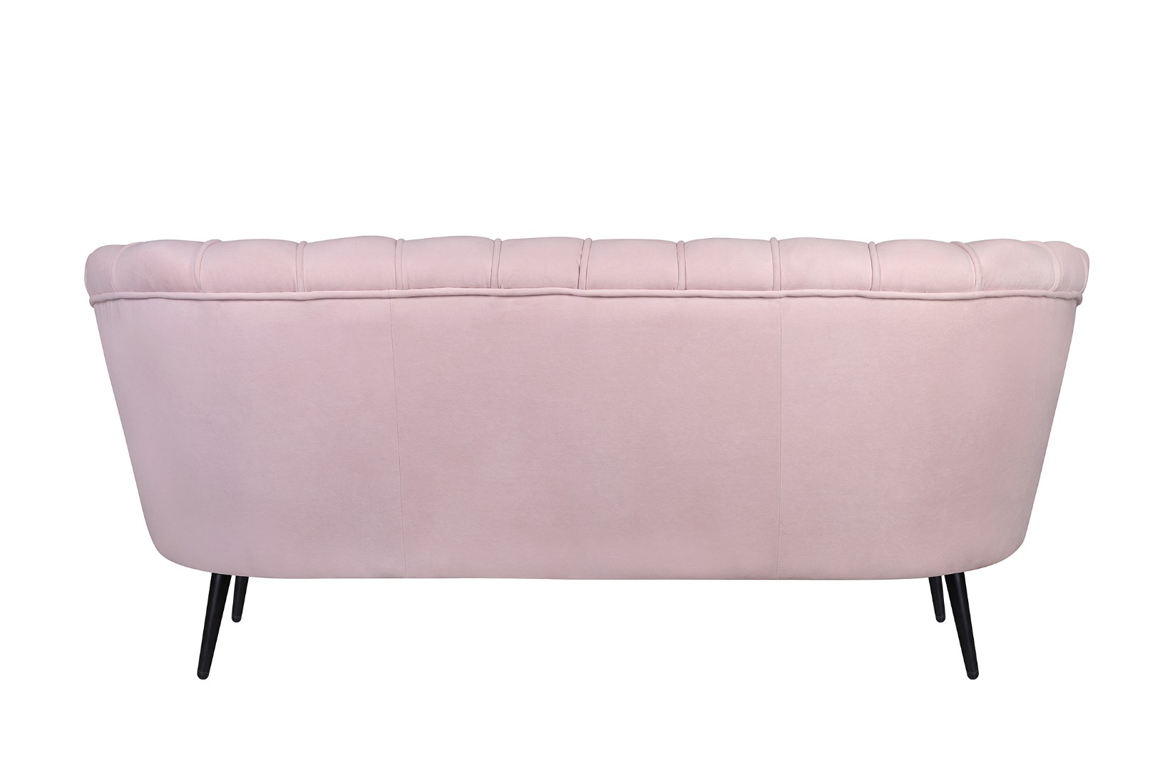 Дизайнерский диван Pearl Triple Pink на черных ножках в интернет-магазине