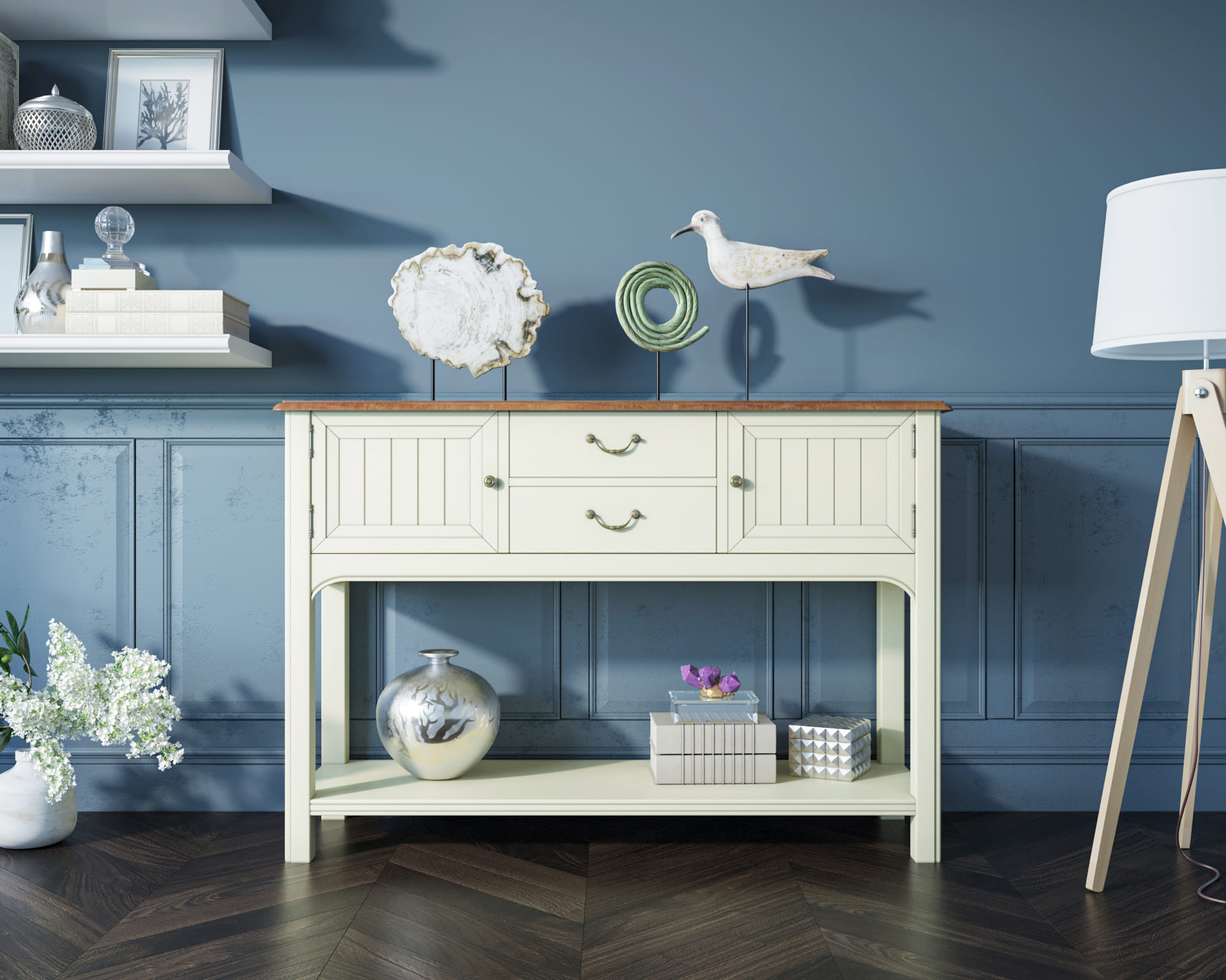 красивые Консоль "Olivia" в бежевом цвете арт GC1007С