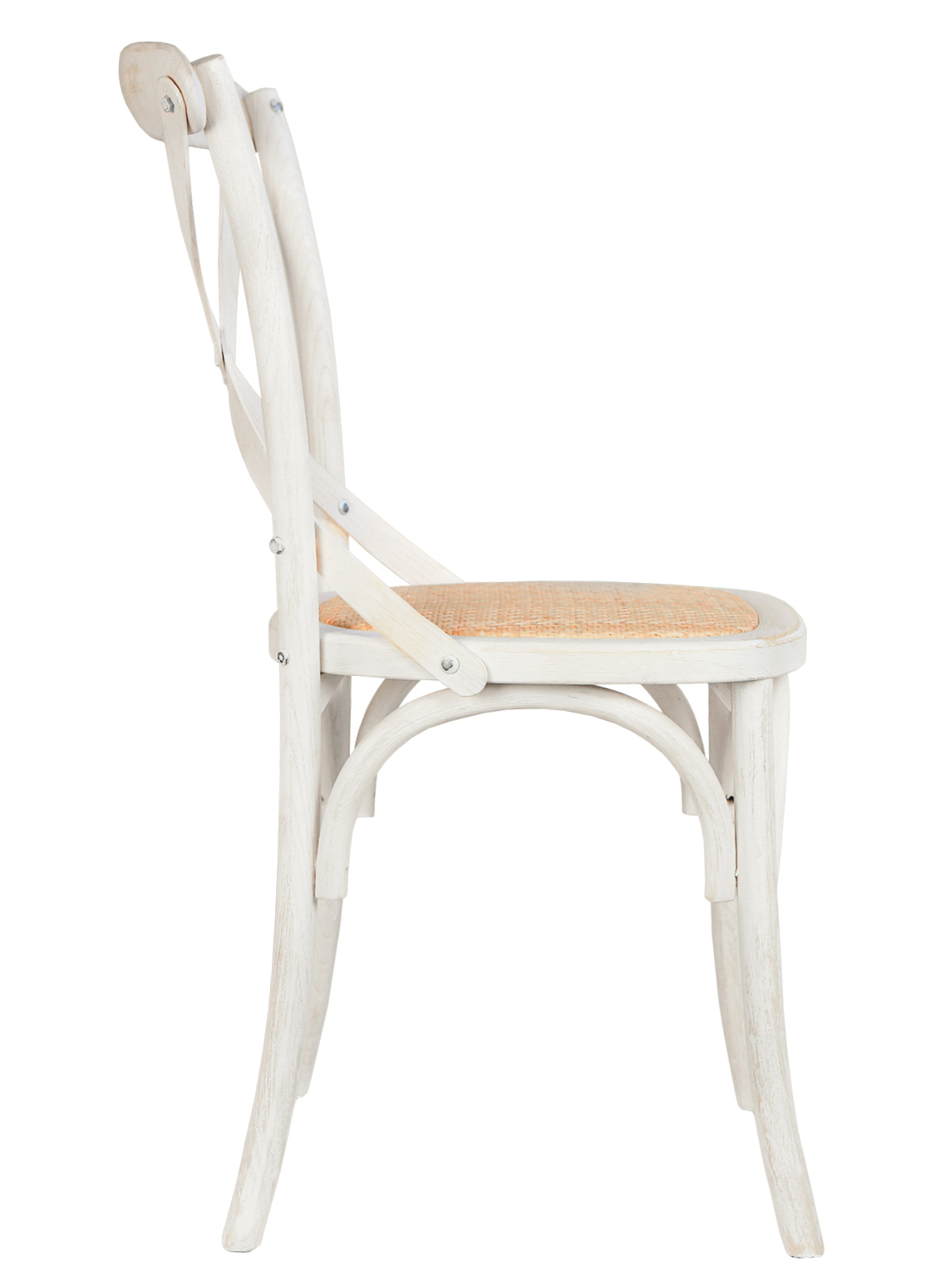 Стул ретро Cross Back White Brush в интернет-магазине