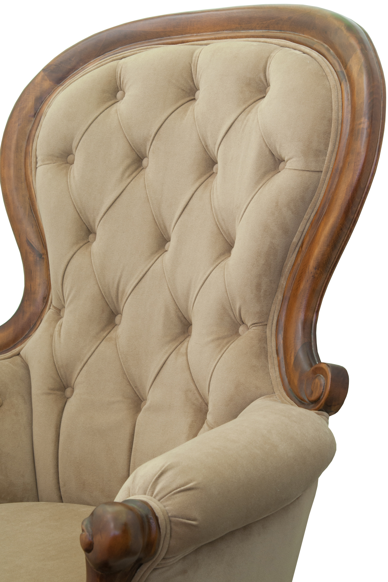 Классическое кресло Madre Light Brown в интерьере в Москве Классическое кресло Madre Light Brown в интерьере