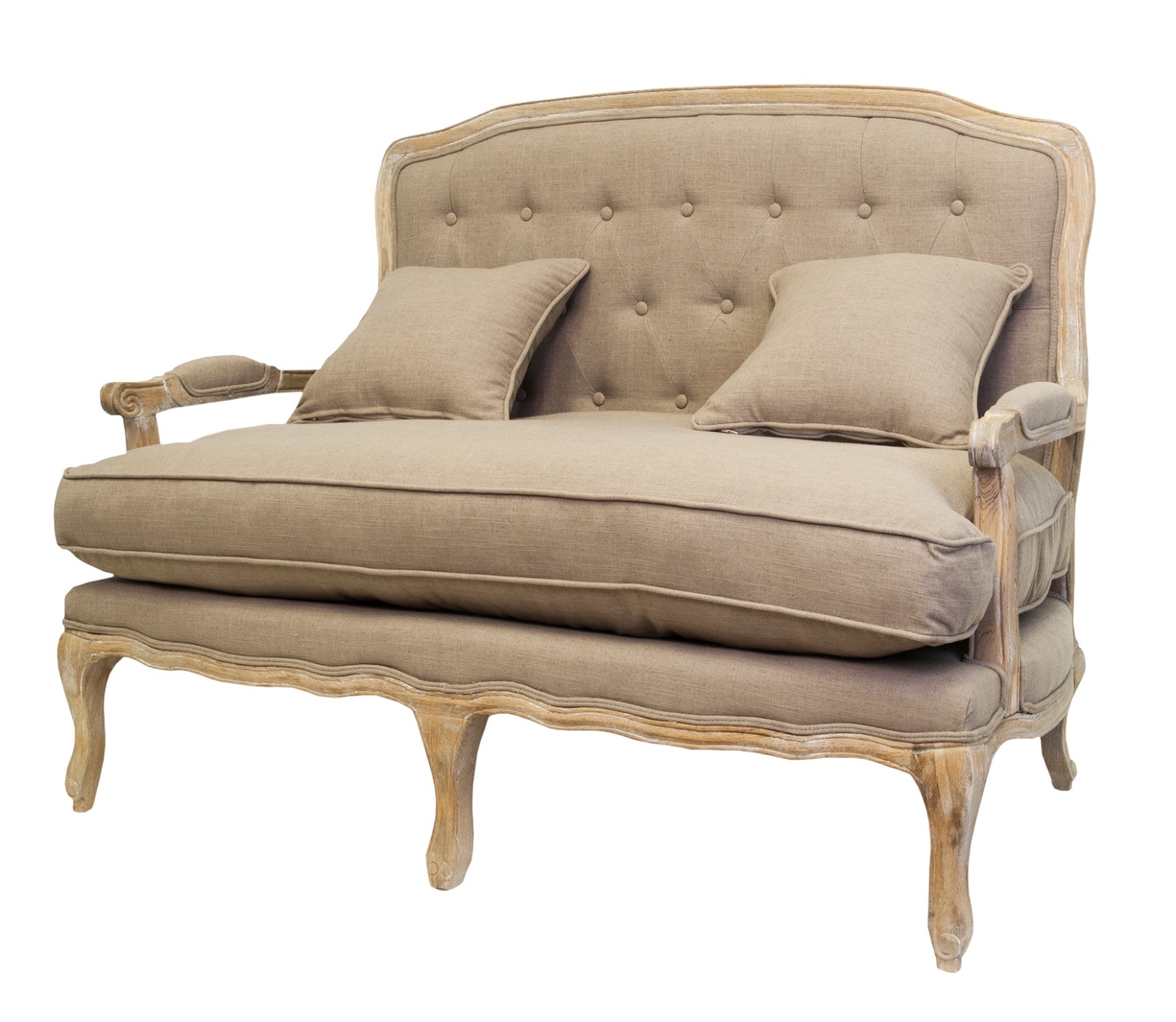 купить Дизайнерский двухместный диван Yareli Brown