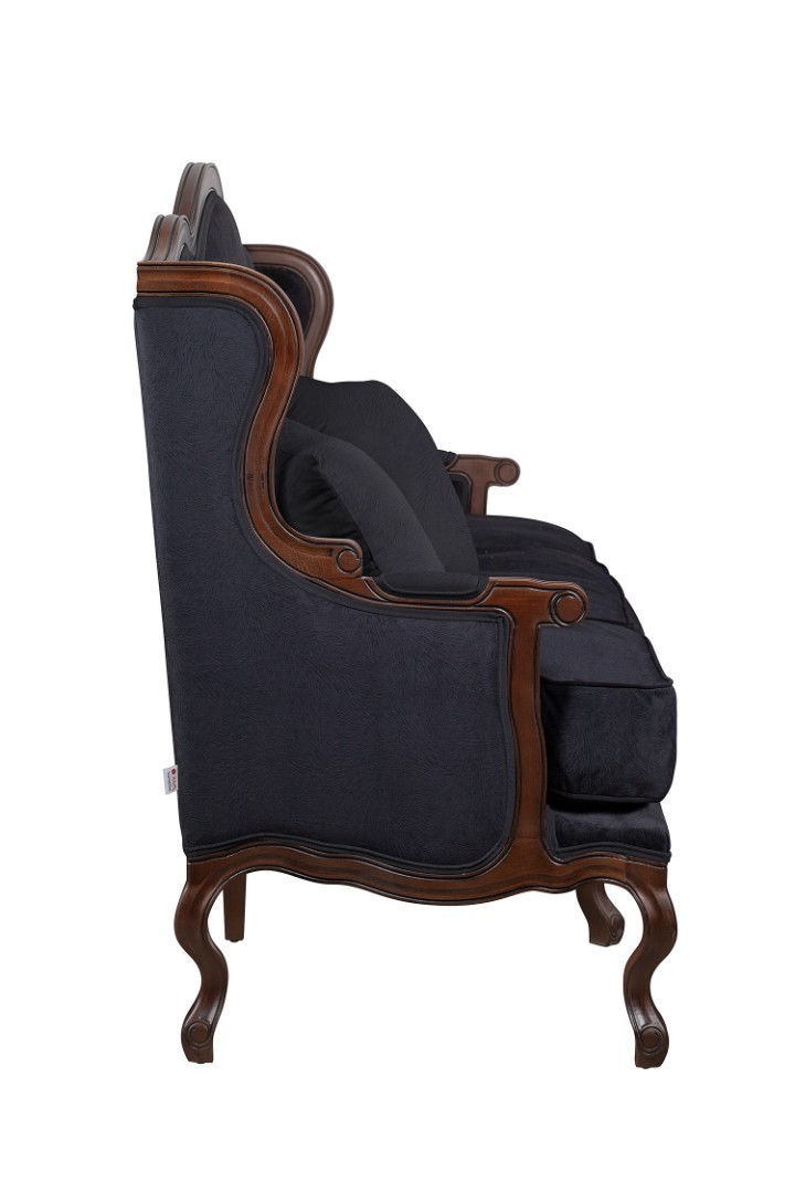 заказать Прямой трехместный диван Brody черный в Москве заказать Прямой трехместный диван Brody черный