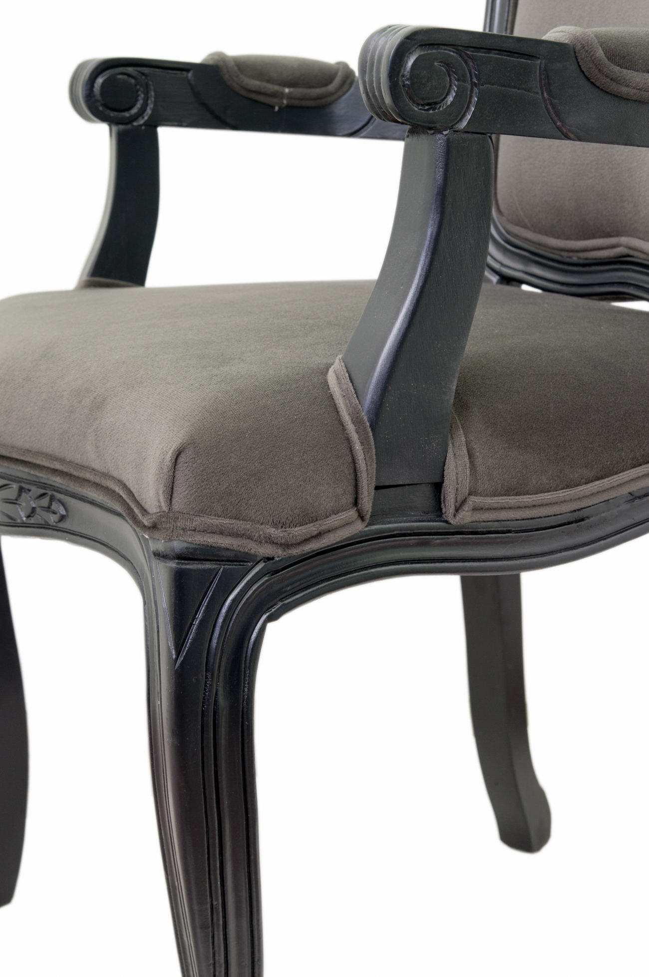 фото Мягкий стул с подлокотниками Gran Arm Grey в Москве фото Мягкий стул с подлокотниками Gran Arm Grey