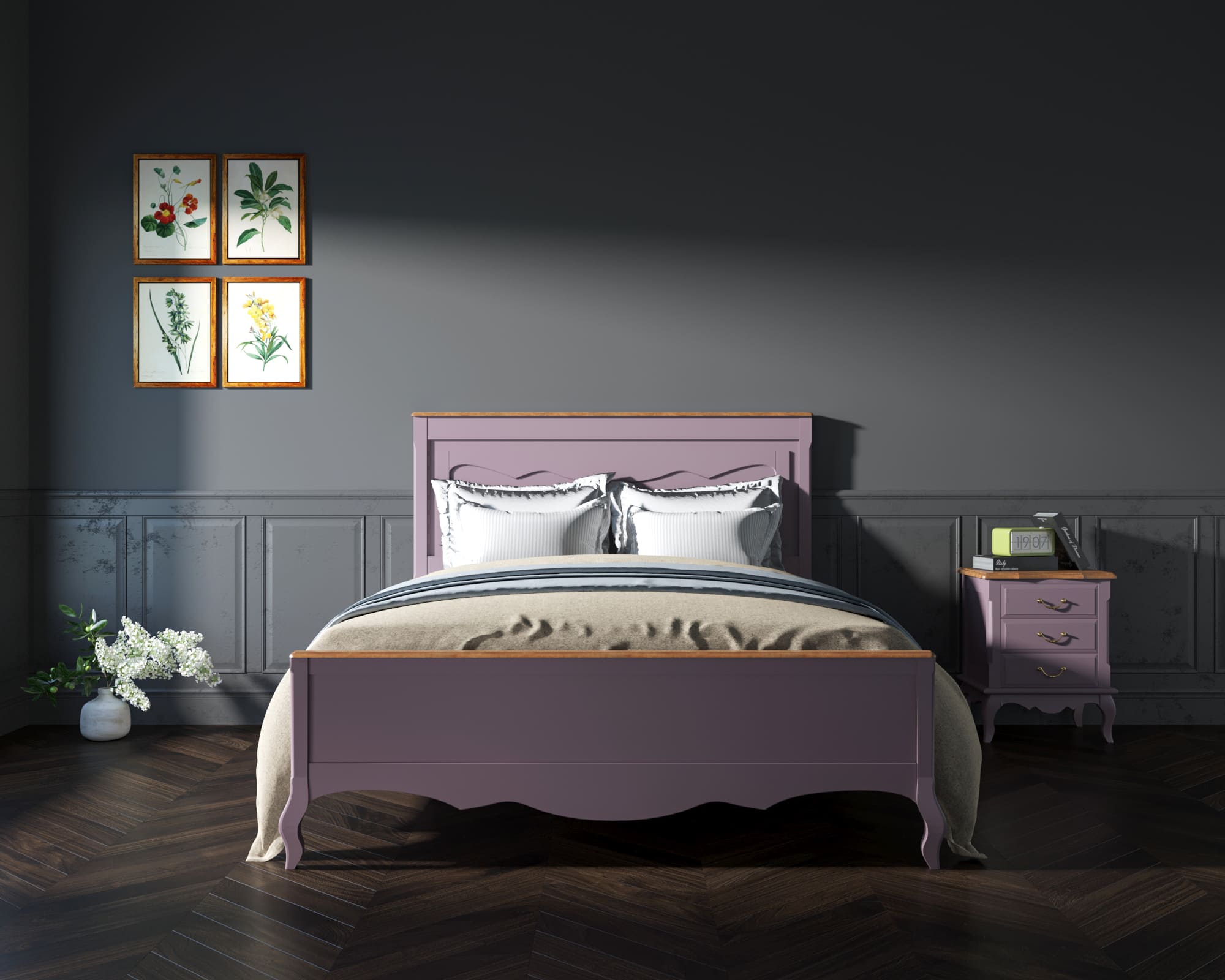 Кровать "Leontina Lavanda" 160x200 арт ST9341/16L в интернет-магазине