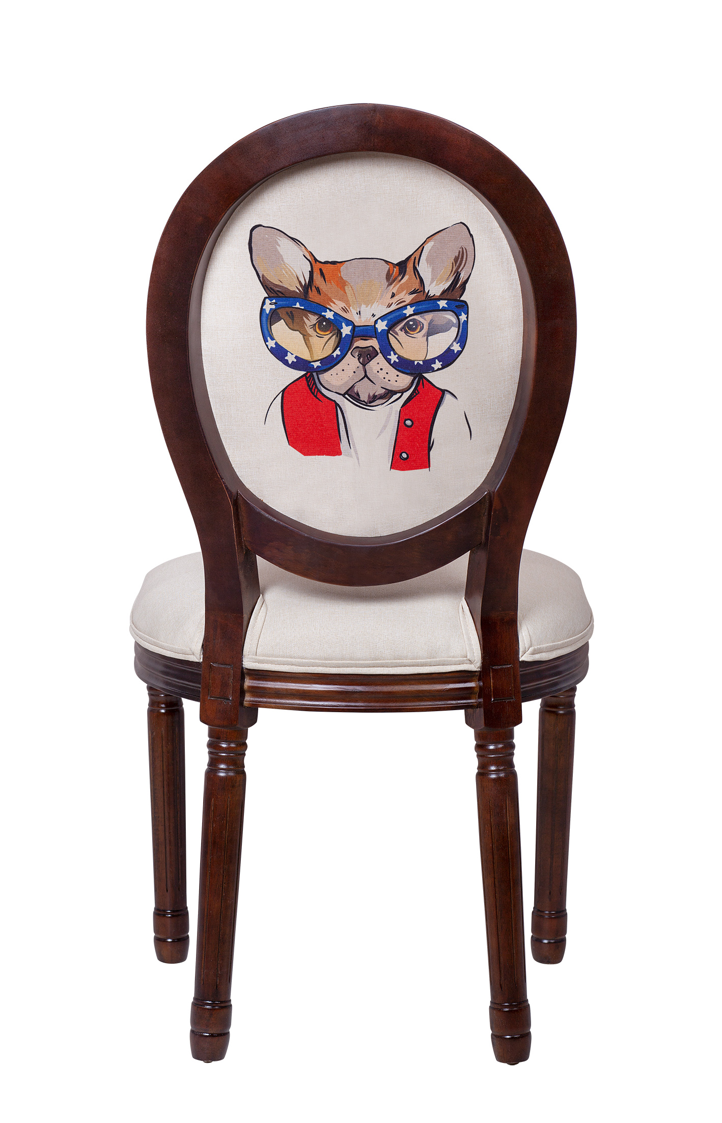 Стул Volker Bulldog Print в интернет-магазине в Москве Стул Volker Bulldog Print в интернет-магазине