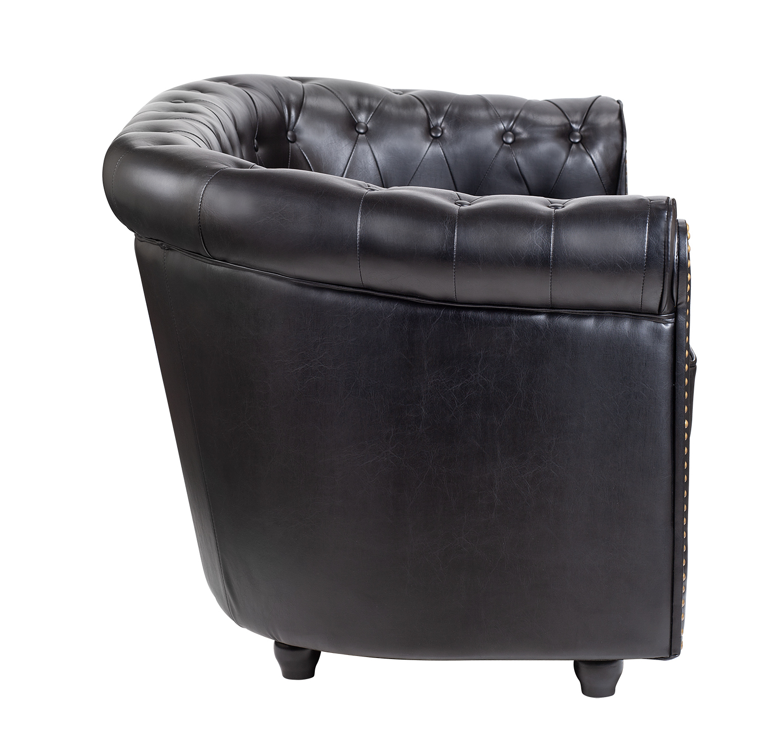 заказать Кожаный диван лофт Karo V2 черный в Москве заказать Кожаный диван лофт Karo V2 черный