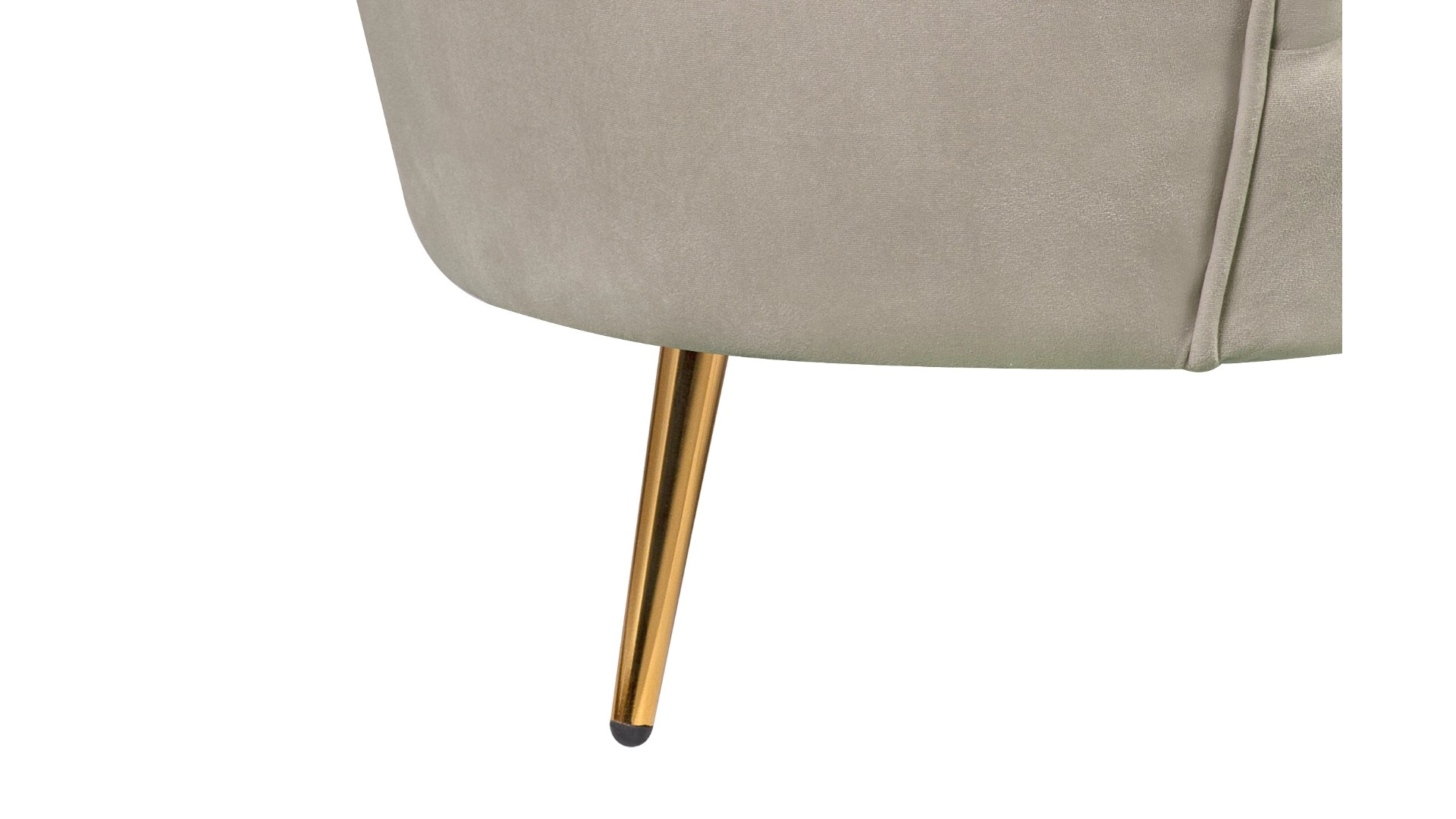 Комплект кресел и дивана ракушка Pearl Triple Taupe в интерьере