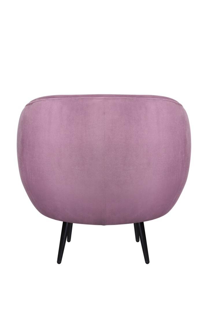 Мягкое кресло Benee Pink на черных ножках в интернет-магазине