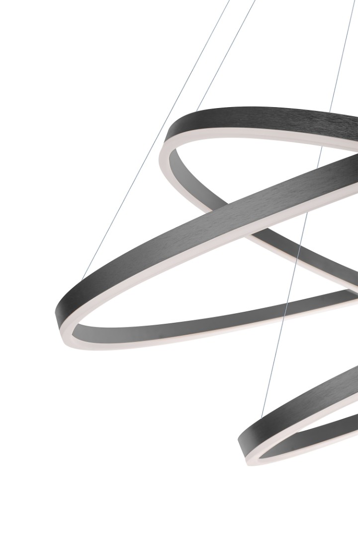 купить Люстра Orblaze 3 rings 1000 black