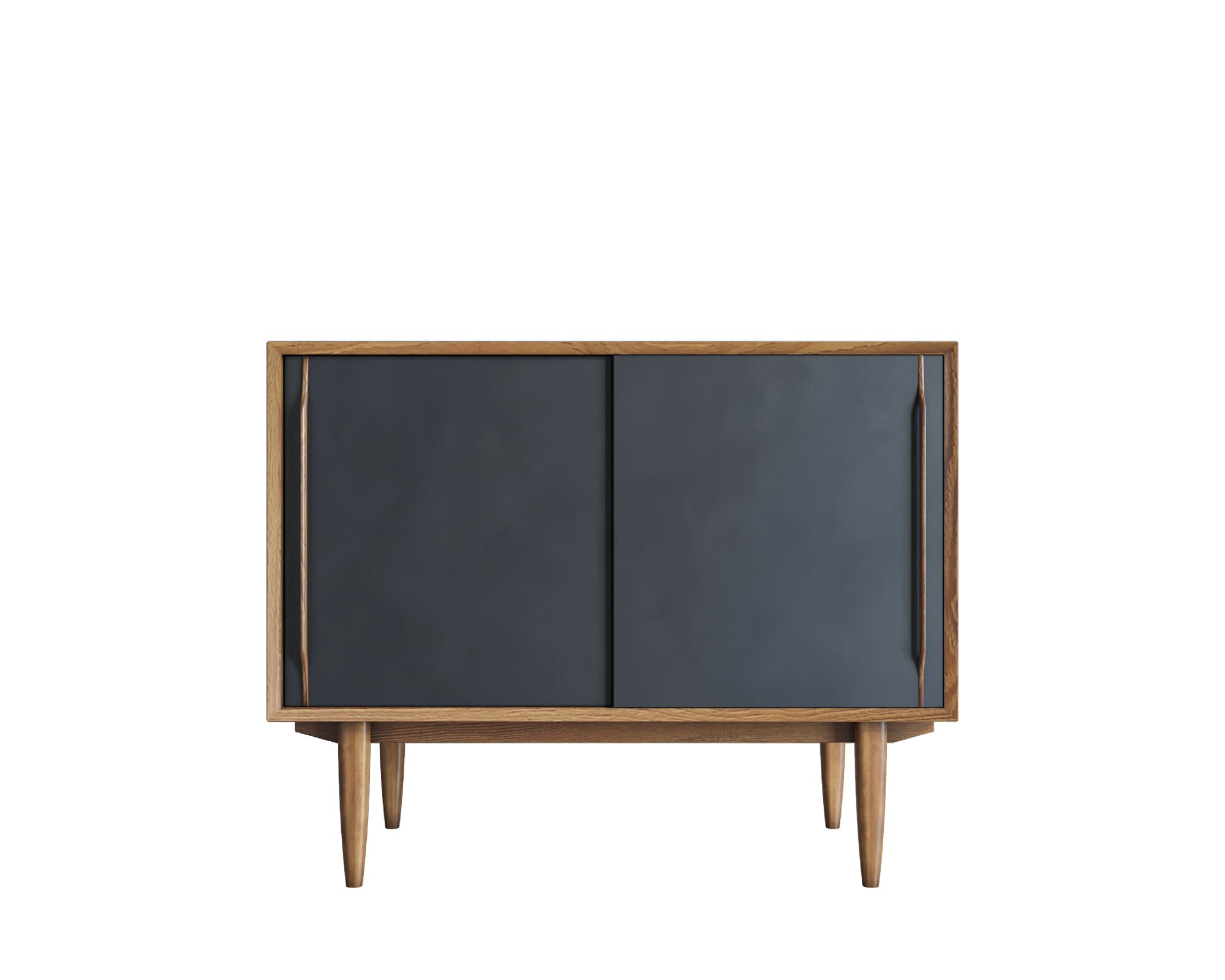 купить Комод "Bruni Black" две дверки арт BR25Black
