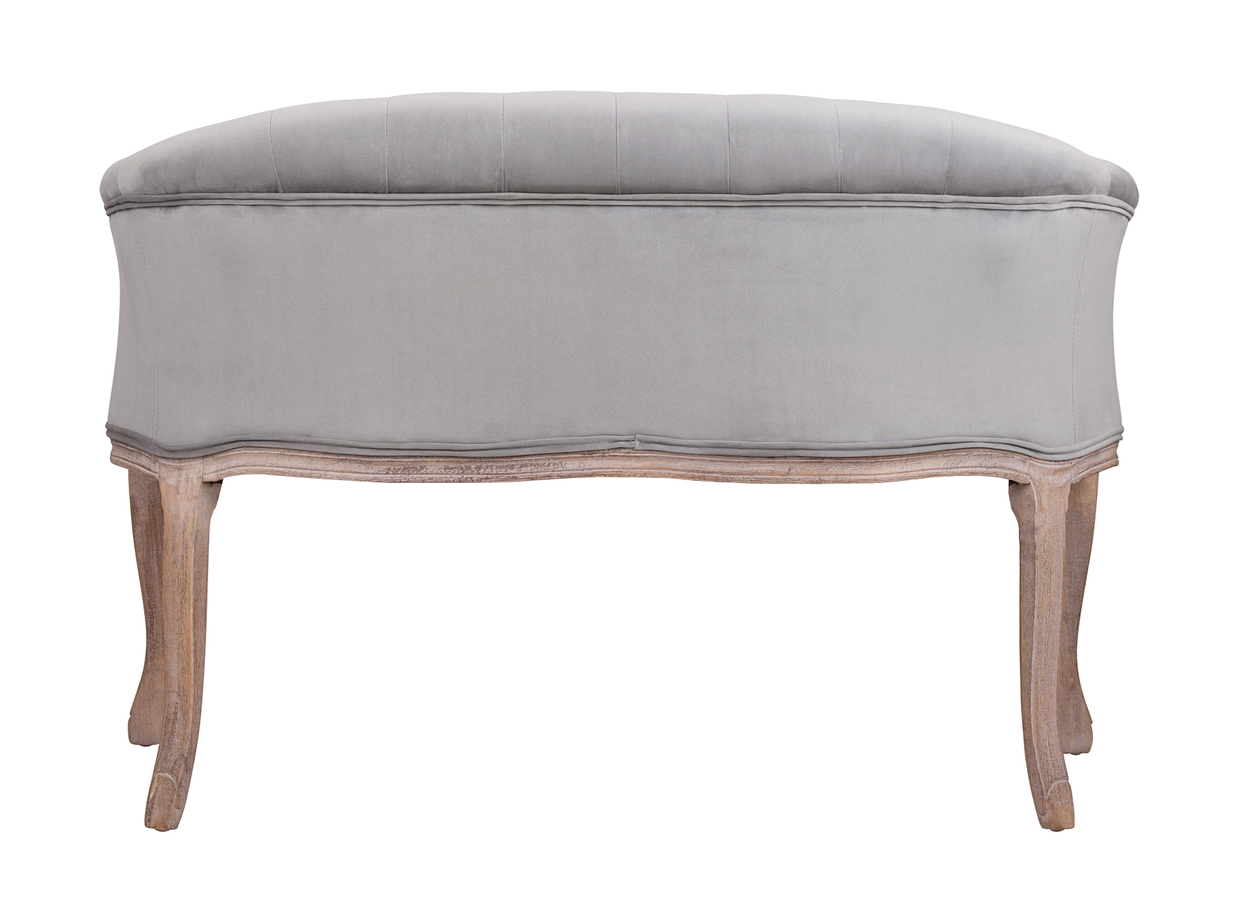 Двухместный дизайнерский диван Kandy Double Grey Velvet