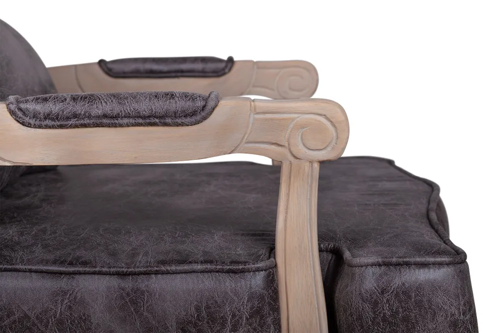 фото Мягкое полукресло с подлокотниками Nitro Brown V2 в Москве фото Мягкое полукресло с подлокотниками Nitro Brown V2