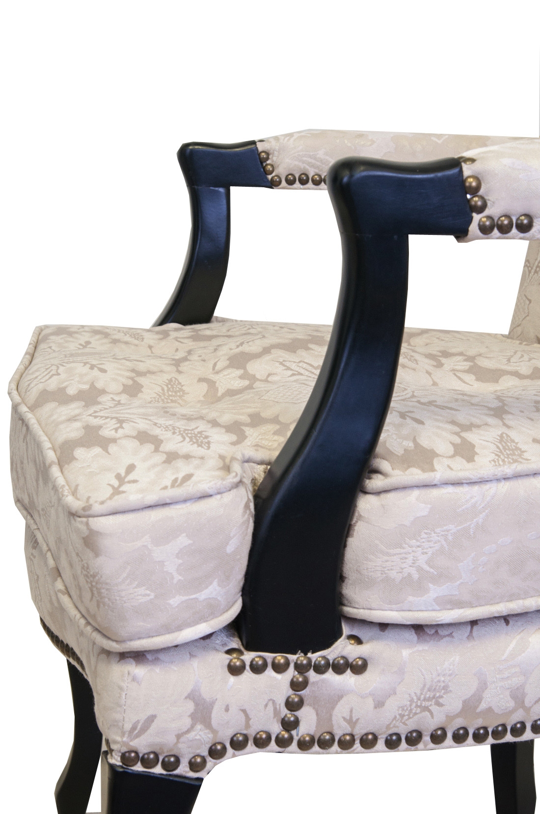 заказать стильное Мягкое полукресло с подлокотниками Anver Beige and Black