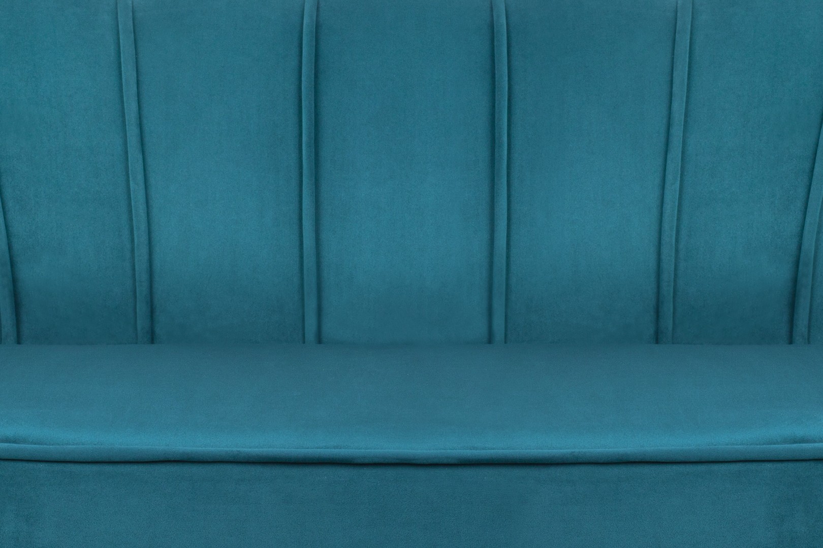 Диван ракушка для гостиниц Pearl Triple Marine Velvet в интерьере