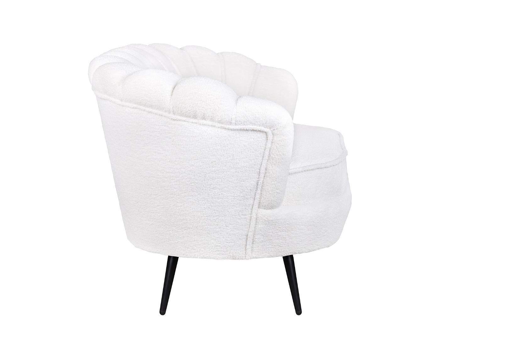 заказать Диван ракушка для гостиниц Pearl Triple Boucle на черных ножках в Москве заказать Диван ракушка для гостиниц Pearl Triple Boucle на черных ножках