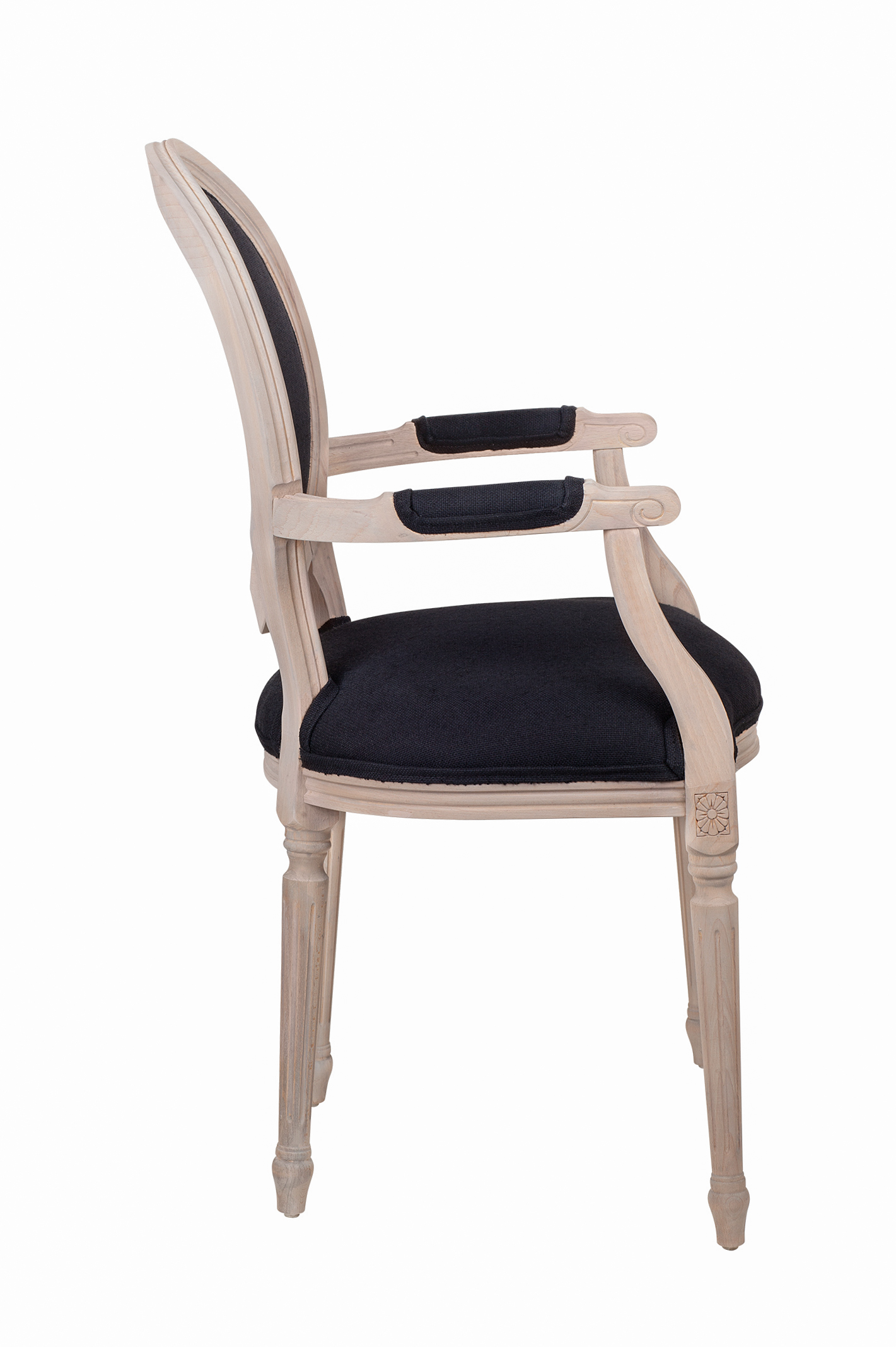 заказать Мягкий стул с подлокотниками Delo Arm Black