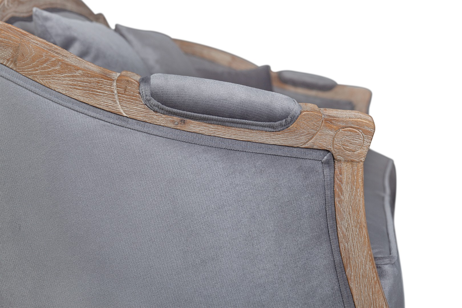 фото Прямой диван для гостиниц Darcy 3 серый в интерьере