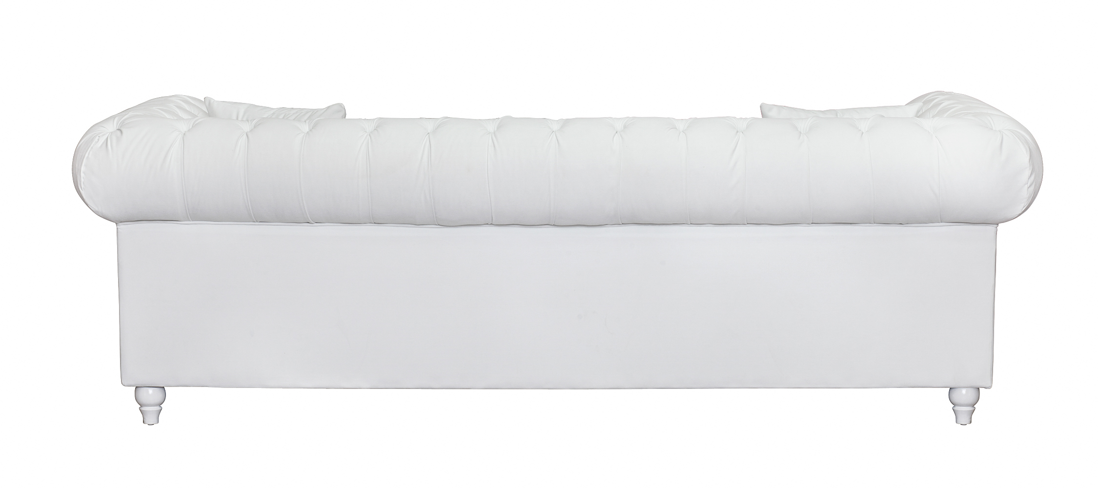 Трехместный прямой диван мягкий арт-деко Neylan белый в интернет-магазине