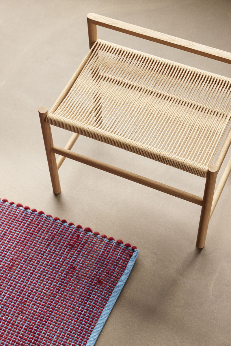 купить СКАМЬЯ HUBSCH, БУМАЖНЫЙ ШНУР, ДУБ FSC, НАТУРАЛЬНЫЙ