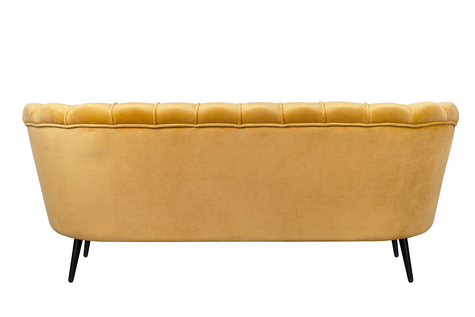 Дизайнерский диван Pearl Triple Yellow на черных ножках в интернет-магазине в Москве Дизайнерский диван Pearl Triple Yellow на черных ножках в интернет-магазине