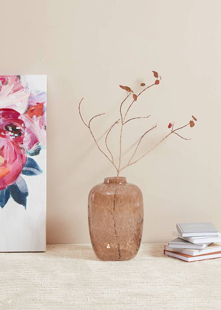 421391 Ваза декоративная CULASI, H355, ?245, стекло, коричневый в Екатеринбурге 421391 Ваза декоративная CULASI, H355, ?245, стекло, коричневый