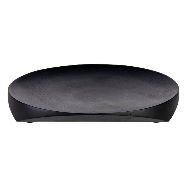 427144 Тарелка декоративная KABACAN, H40, ?300, дерево, черный в Екатеринбурге 427144 Тарелка декоративная KABACAN, H40, ?300, дерево, черный