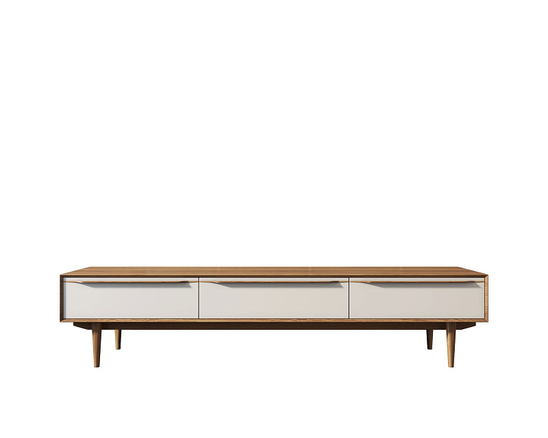 Консоль под TV "Bruni white" с ящиками арт BR-21WH