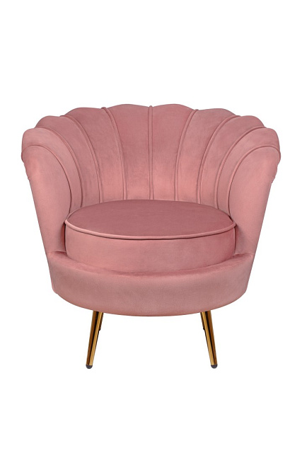 Низкое кресло ракушка Pearl Pink V3 в Екатеринбурге Низкое кресло ракушка Pearl Pink V3