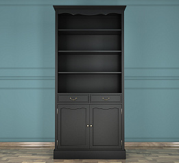 Книжный шкаф "Leontina Black" арт ST9330BLK