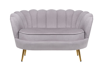 Диван ракушка Pearl Double Grey