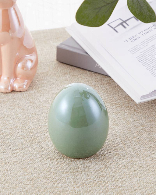 427992 Фигурка Яйцо YAYPAN, ?68, H86, керамика, мятно-зеленый в Екатеринбурге 427992 Фигурка Яйцо YAYPAN, ?68, H86, керамика, мятно-зеленый