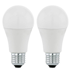 Светодиодная лампа A60, 2х5,5W (Е27), 3000K, 470lm, 2 шт. в комплекте