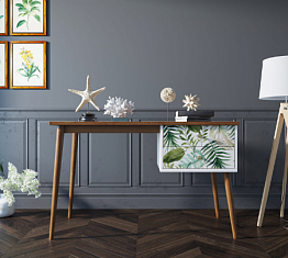 Стол рабочий "Berber" принт 4 с одной тумбой арт BB20/Print_04