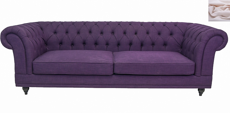 Диван мягкий арт-деко Neylan Purple розовый