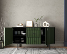 Комод две дверки и три ящика "Emerson" арт EM08/green/L №1