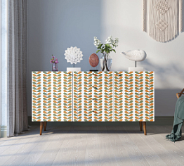 Комод "Berber" с ящиками принт 23 арт BB14/Print_23