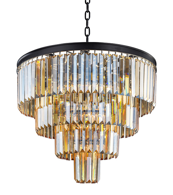 Люстра Odeon 4 Rings Amber в Екатеринбурге Люстра Odeon 4 Rings Amber