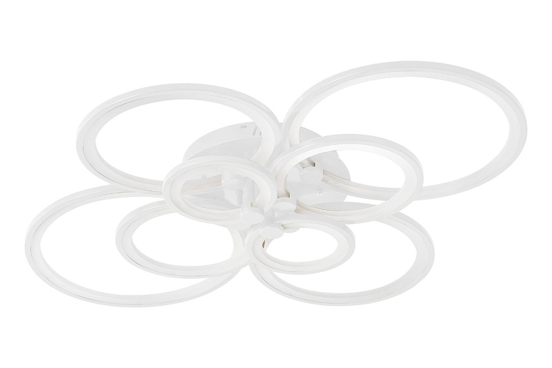 Люстра Oris 8 rings white в Екатеринбурге Люстра Oris 8 rings white