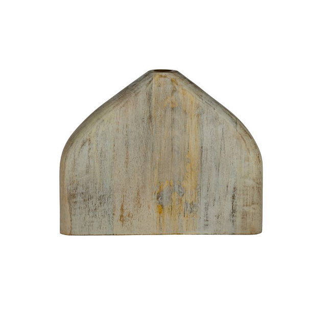 421277 Ваза декоративная MELOBODY, L350, B50, H280, дерево, белый, серый в Екатеринбурге 421277 Ваза декоративная MELOBODY, L350, B50, H280, дерево, белый, серый