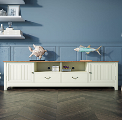 Бежевая консоль "Olivia" под TV удлиненная арт GC3006С