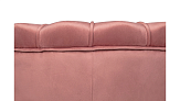 Низкое кресло ракушка Pearl Pink V3 на черных ножках №4
