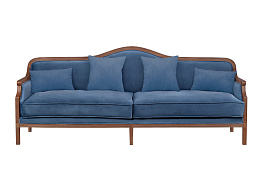 Диван с высокой спинкой Madesta Blue