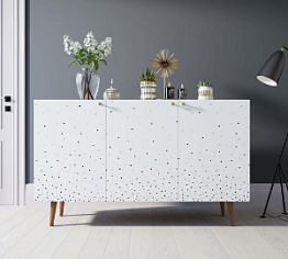 Комод "Berber" три дверки 15 принт арт BB01/Print_15