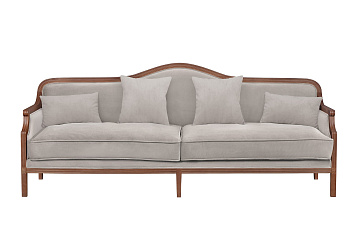 Диван с высокой спинкой для гостиниц Madesta Grey