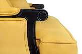 Двухместный дизайнерский диван Brody Double yellow №4