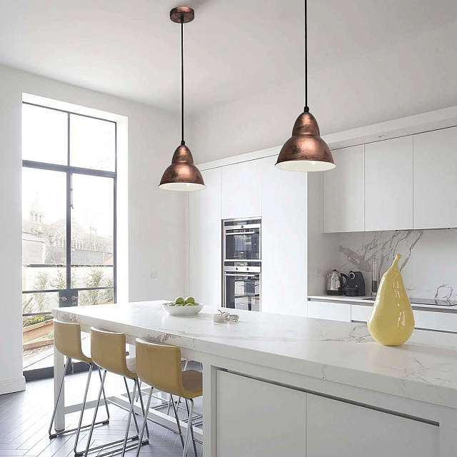 49235 Подвес TRURO, 1х60W (E27), ?155, H1100, сталь, медный состаренный в Екатеринбурге 49235 Подвес TRURO, 1х60W (E27), ?155, H1100, сталь, медный состаренный