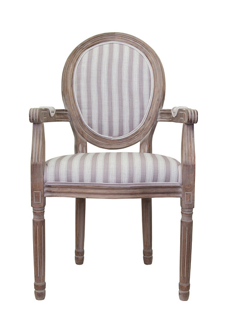 Мягкий стул с подлокотниками Volker Arm Pinstripe в Екатеринбурге Мягкий стул с подлокотниками Volker Arm Pinstripe