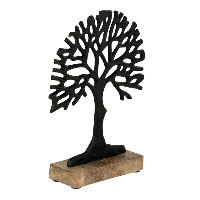 427564 Фигурка дерево KEMAMAN L170, B50, H220 алюминий, дерево черный, натуральный в Екатеринбурге 427564 Фигурка дерево KEMAMAN L170, B50, H220 алюминий, дерево черный, натуральный