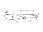 Диван Ispani угловой левый №6